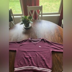 l pink maroon sweater